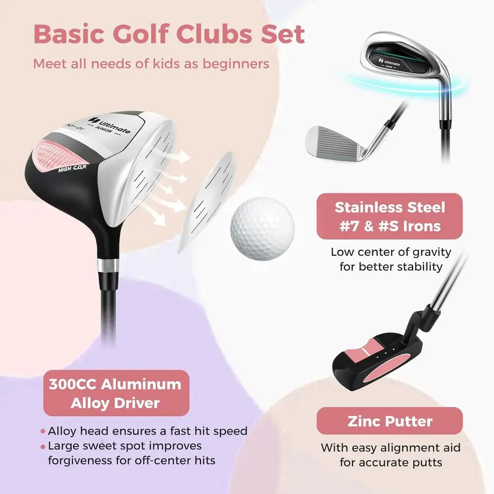Jeugdgolfset met standbag, reg - Golf Equipment For Kids recensie en prijs