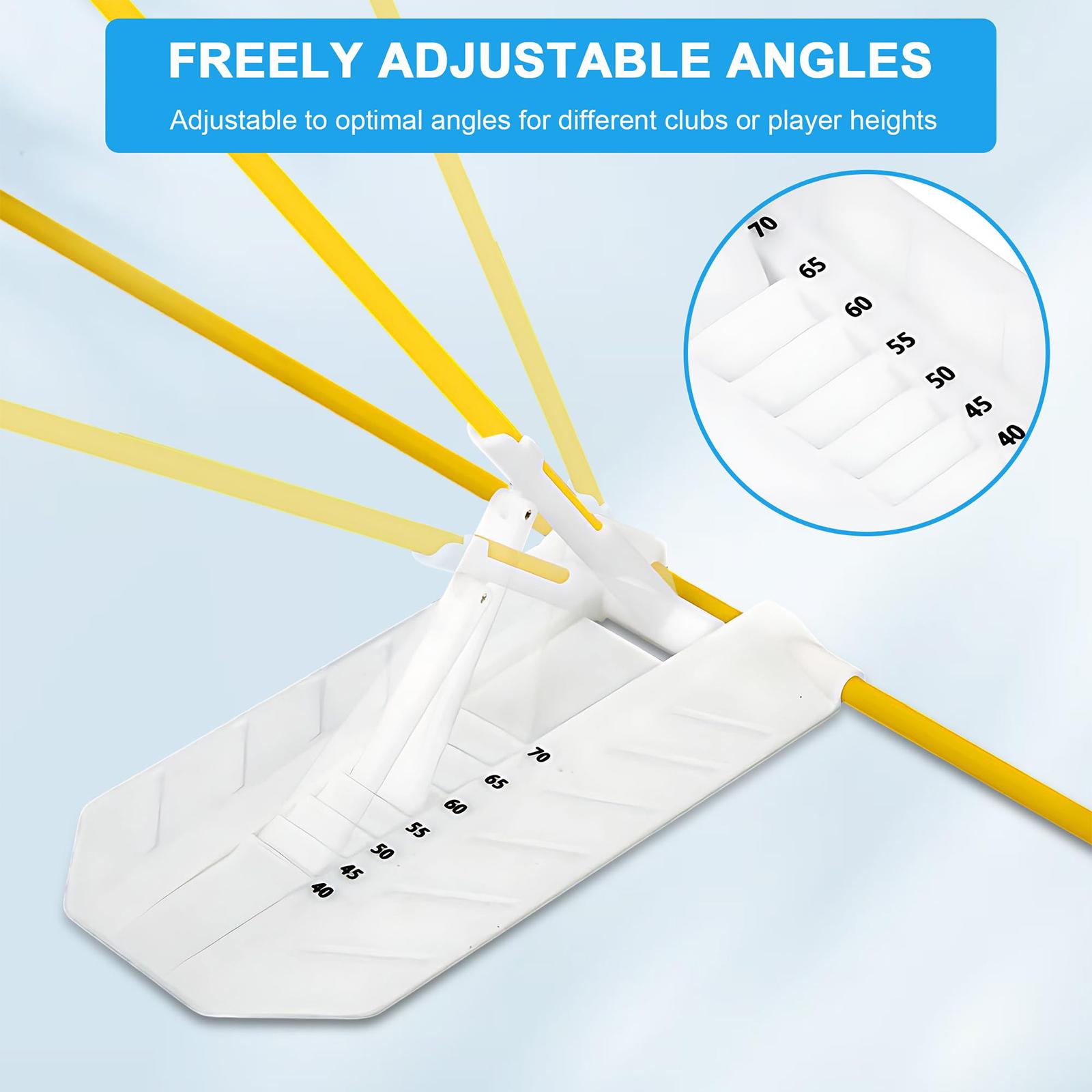 Verstelbare Golf Swing Trainer - Alignment Stick Set recensie en prijs
