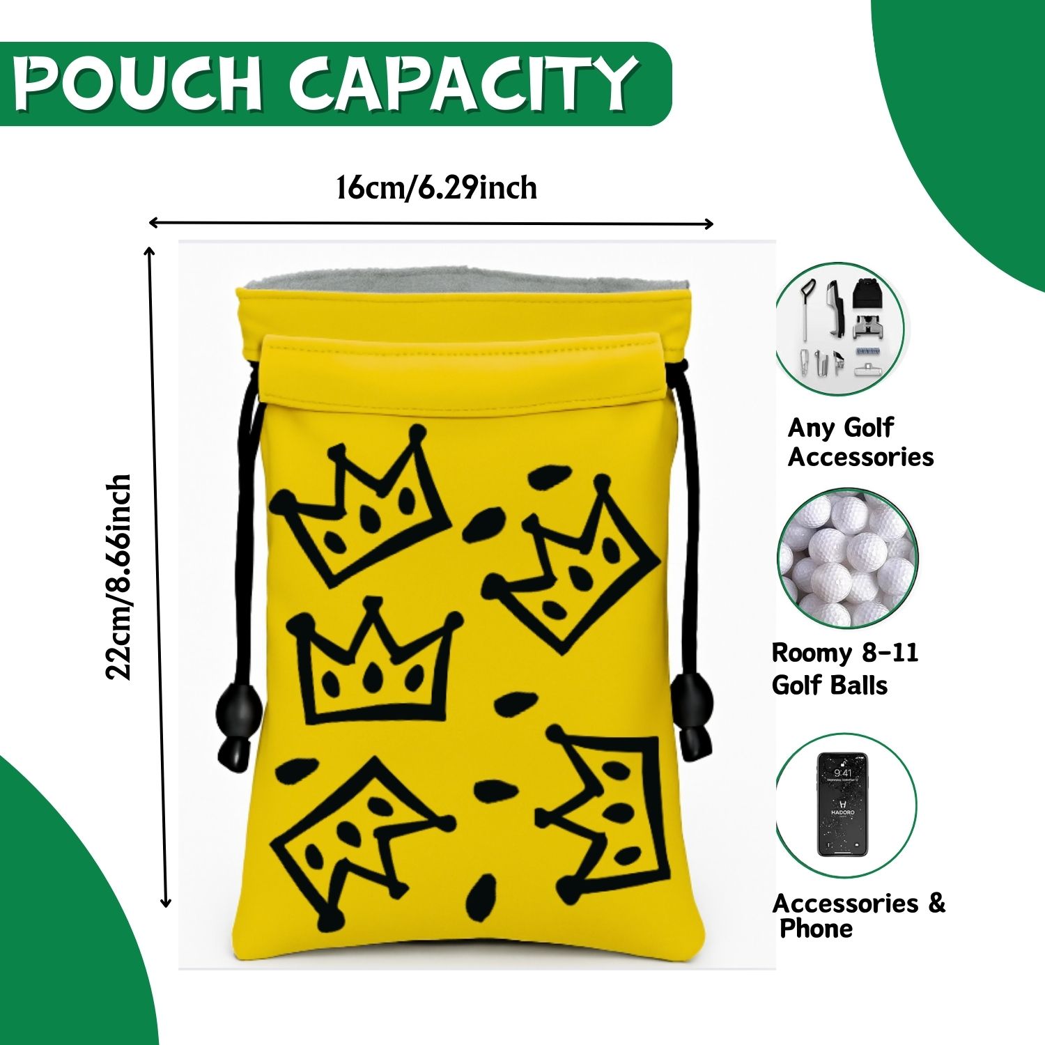 Crown Golf tas voor waardevoll - Golf Equipment Stores recensie en prijs